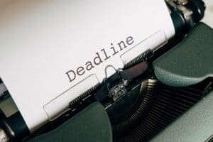 deadline of project