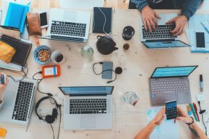 software engineer with a team